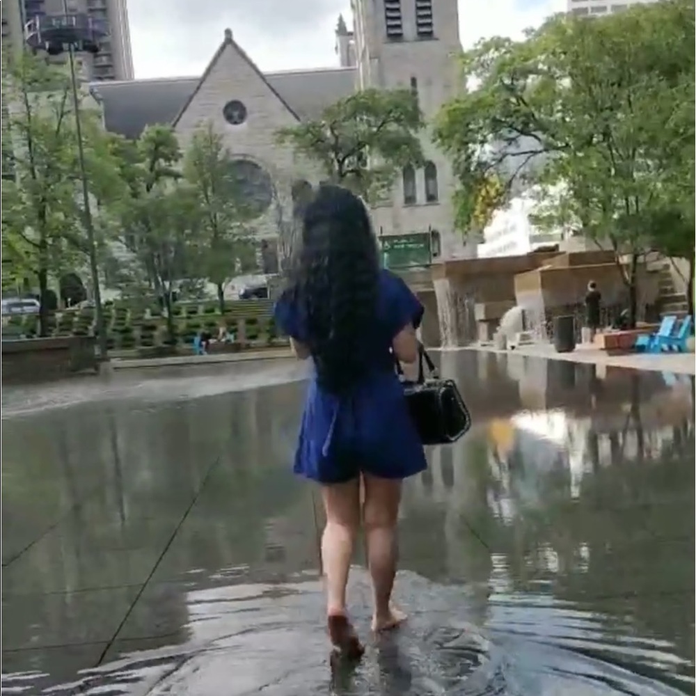 FRANCESCAS flared romper